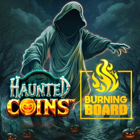 Haunted Coins Burning Board (VoltEnt) bij 21bit Casino NL
